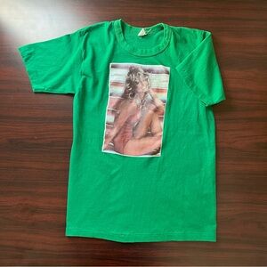 Vintage Farrah Fawcett T Shirt 70s Graphic Size XL USA Made